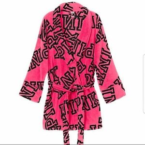 VS Pink Cozy Robe